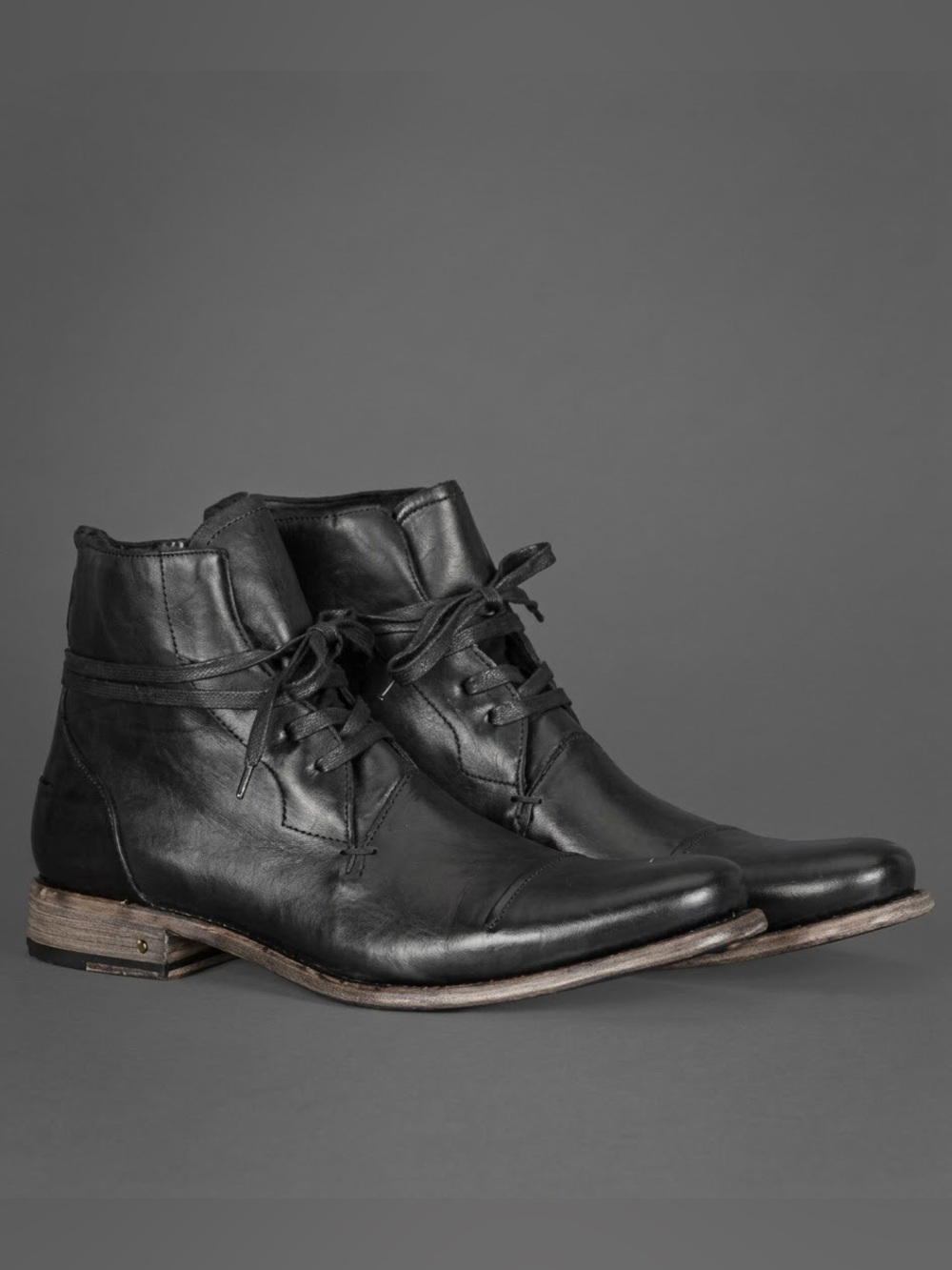 John Varvatos Limited Edition Lace-Up Bowery Spectator Boot Size 8 EU 41